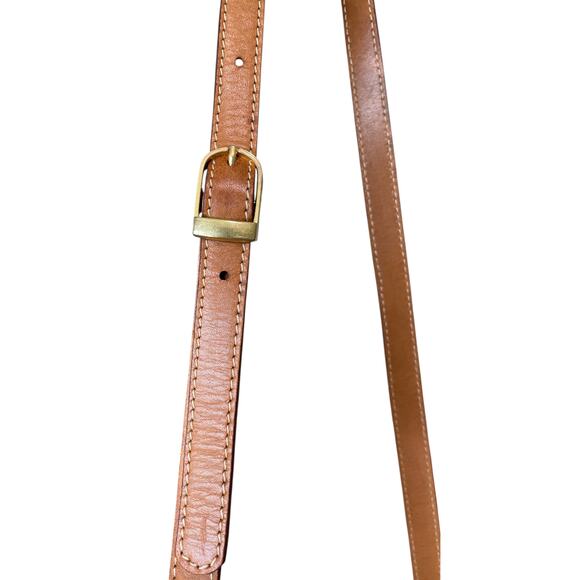 Vintage Delane Crossbody Bag Black & Tan Leather - Picture 8 of 11